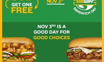 World Sandwich Day with SUBWAY. BUY ONE GET ONE