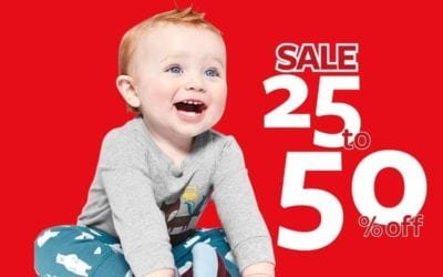SALE-AWAY! 25%-50% off at Carter’s