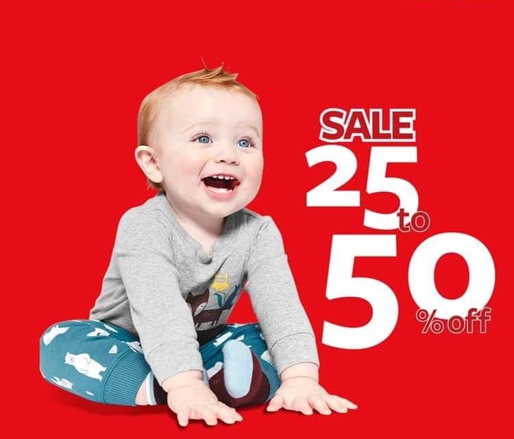 SALE-AWAY! 25%-50% off at Carter’s