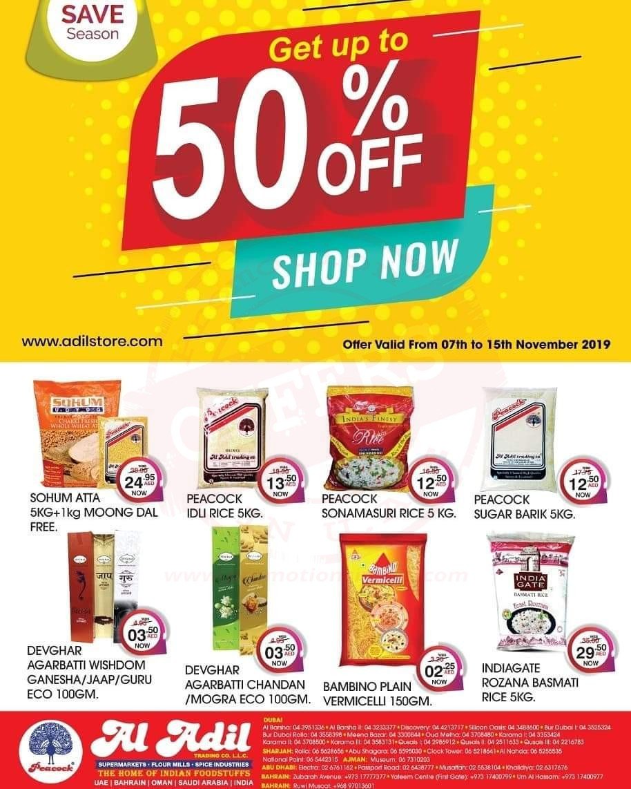 FB IMG 1573111797877 Al Adil Weekend offer up to 50% off.
