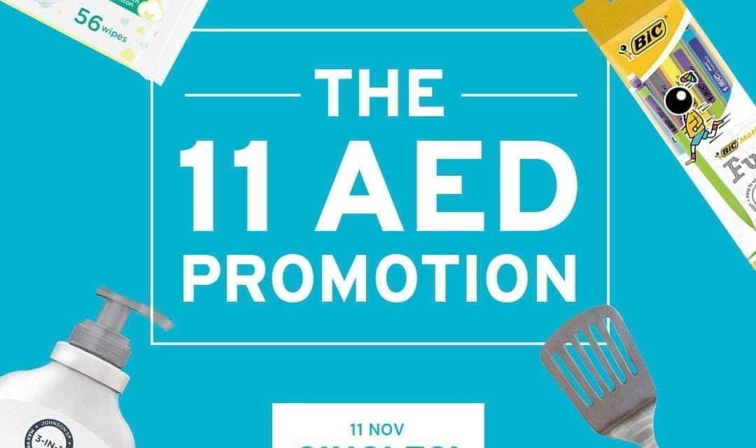 11 AED per item, today only! Carrefour