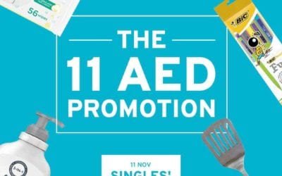 11 AED per item, today only! Carrefour