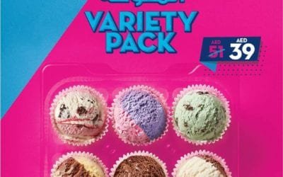 Baskin Robbins Variety Pack  for 39 AED instead of 51 AED