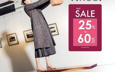 The Vincci END OF SEASON SALE up to 60% OFF!
