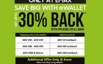 DSF Offer at Emax, get upto 30% Back with eWallet.