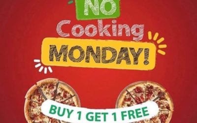 No Cooking Monday offer broccolipizzaandpasta