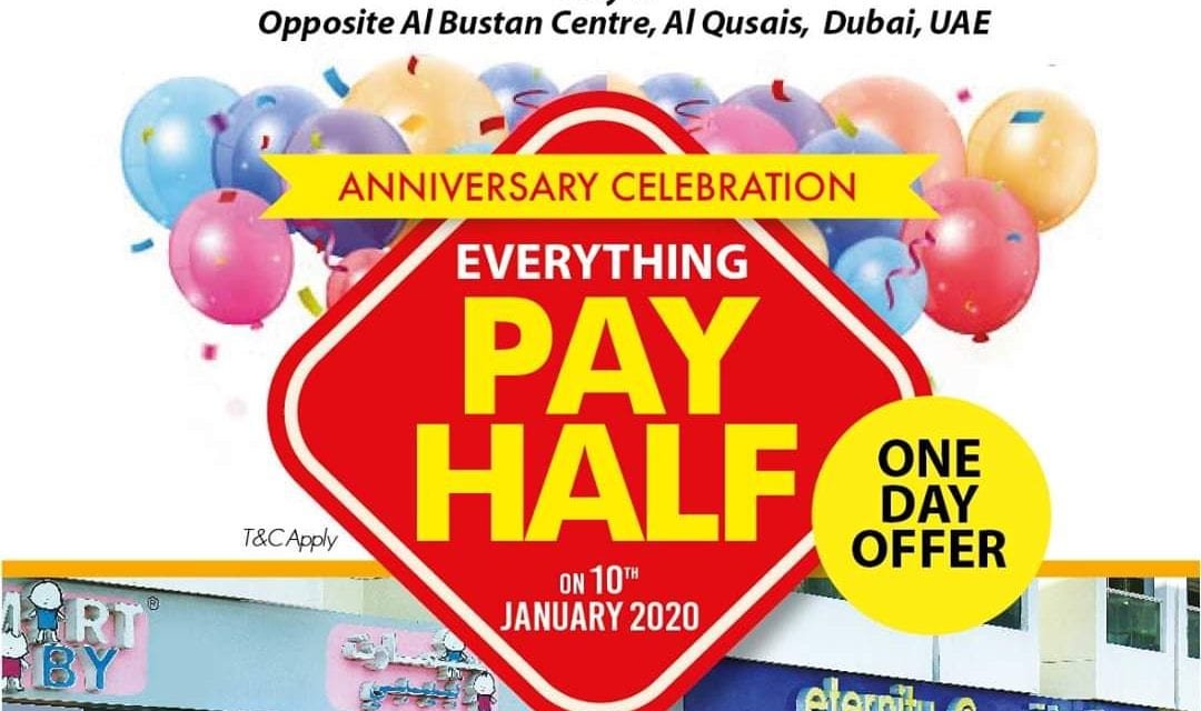 Anniversary Offer- Everything Pay Half!! Eternity Style Store