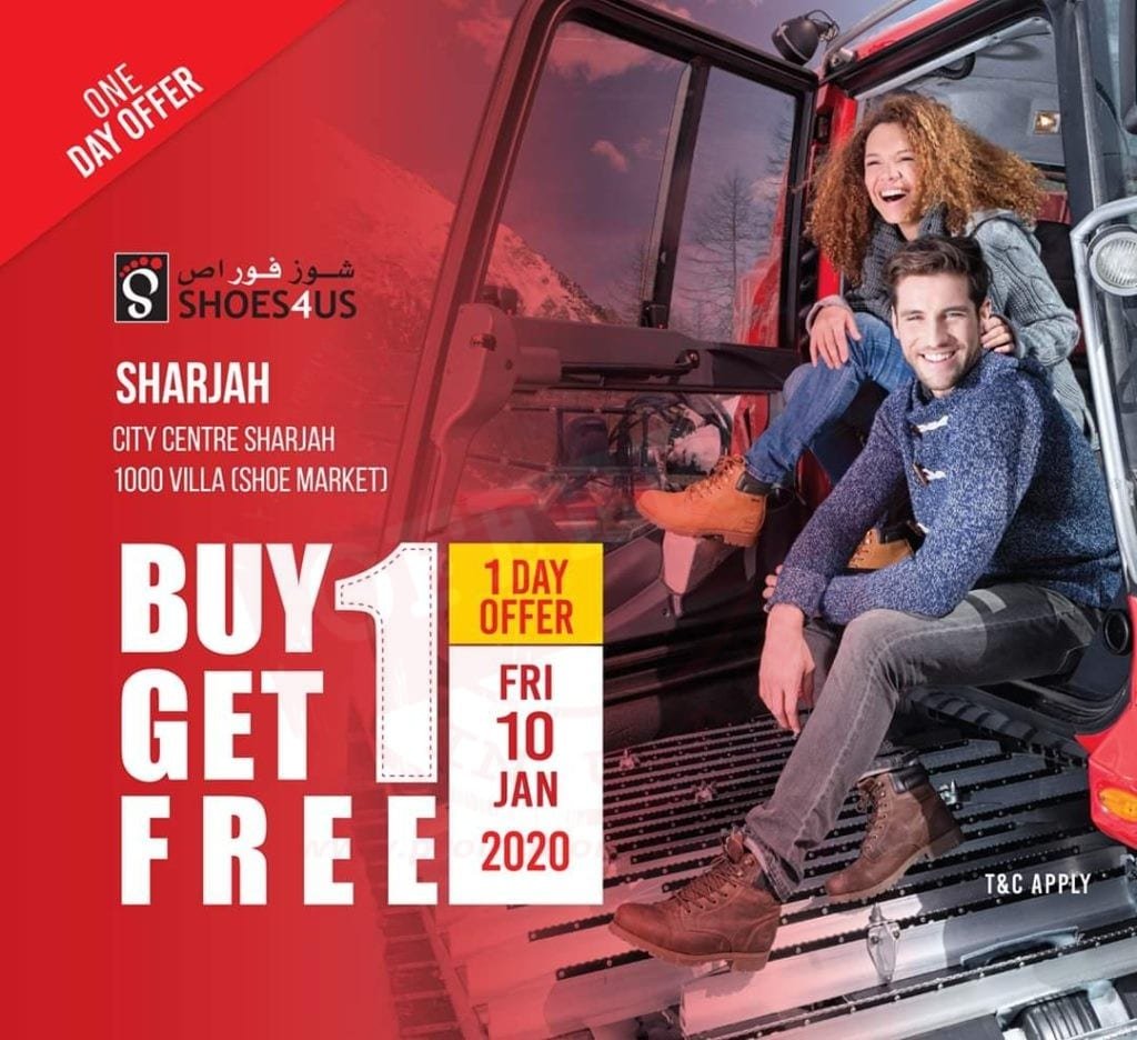 FB IMG 1578654134111 Weekend Sale at Shoes4us. Buy 1 Get 1 Free Offer
