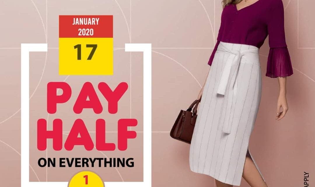 Weekend Sale this Friday at Shoes4us. Buy Pay Half Offer