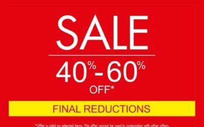 FINAL REDUCTIONS! Enjoy 40% to 60% off at KIABI