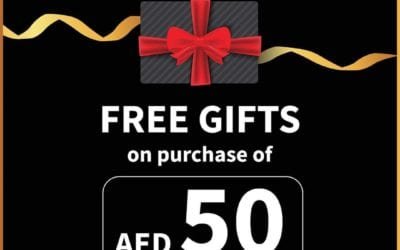 Mega Sale, a free gift on purchases of just AED 50 at Brands4u