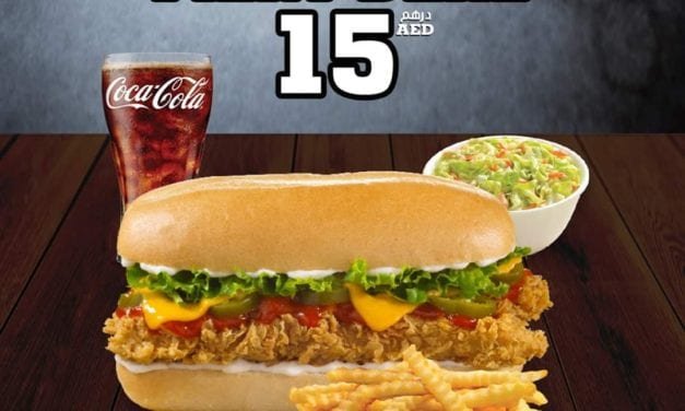 Mega spicy is firing it up with this deal! Just @ AED 15 only TexasChickenUAE