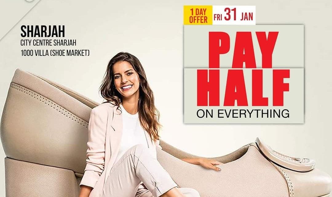 Weekend Sale at Shoes4us. Avail Buy Pay Half Offer on everything