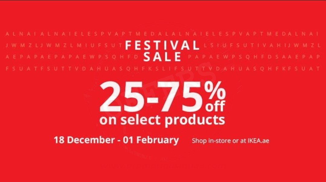 Enjoy ”buy 2 get 1 free” offer at IKEA