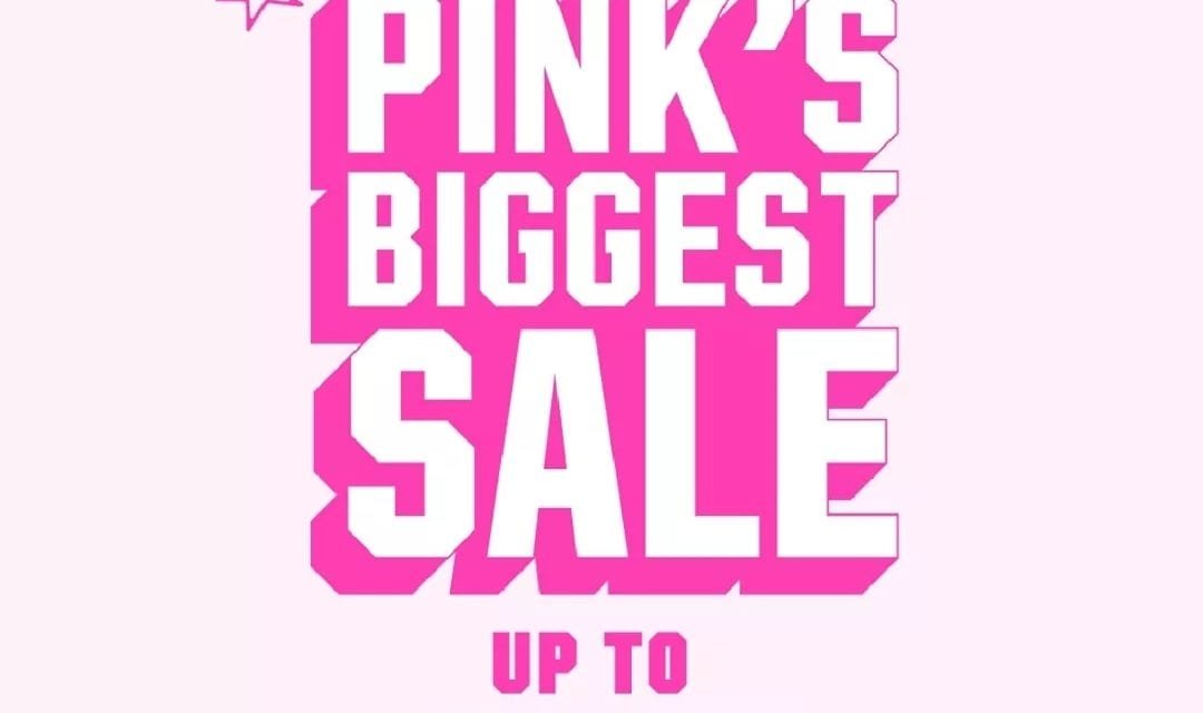 Up to 75% off at Victoria’s Secret PINK