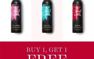 Take two! Body washes are buy 1, get 1 FREE! At Victoria’s Secret