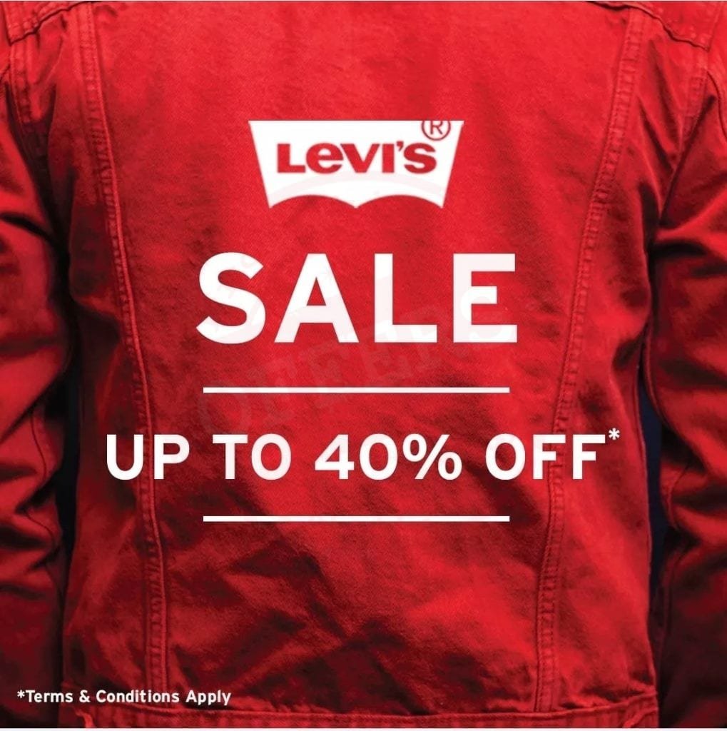 Screenshot 20200130 104717 Facebook Get up to 40% off on Levi's®