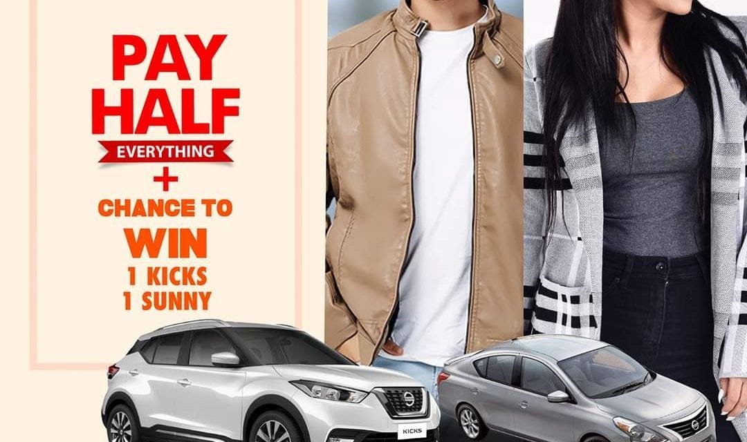 Everything Pay Half!! Visit Eternity Style Store