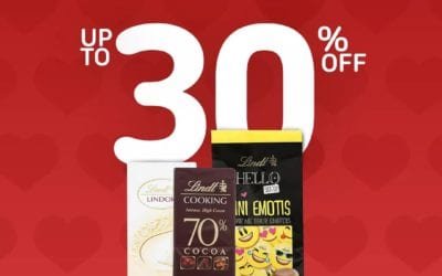 Up to 30% OFF on chocolates, share the love of February. at  Carrefour