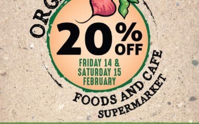 ??% ??? ???? ???????⁣⁣⁣ on fresh ,organic & biodynamic products !⁣ At Organic Foods And Cafe⁣⁣⁣⁣⁣