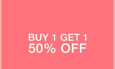 Buy 1 get 1 50 % off at Gap