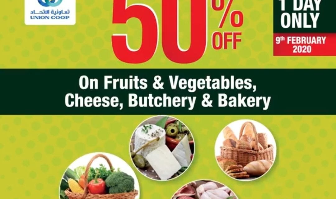 Enjoy up to 50% off at Union Coop
