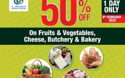 Enjoy up to 50% off at Union Coop