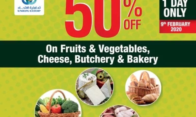 Enjoy up to 50% off at Union Coop
