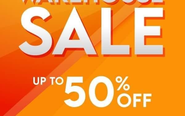 Warehouse Sale Up to 50% off at Sharaf DG