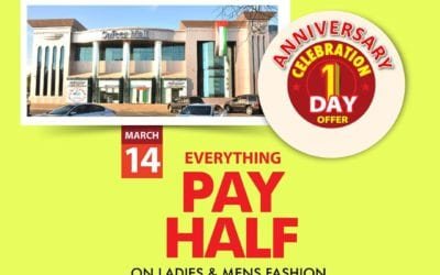 Pay Half!! Visit Eternity Style Store