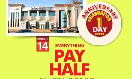 Pay Half!! Visit Eternity Style Store