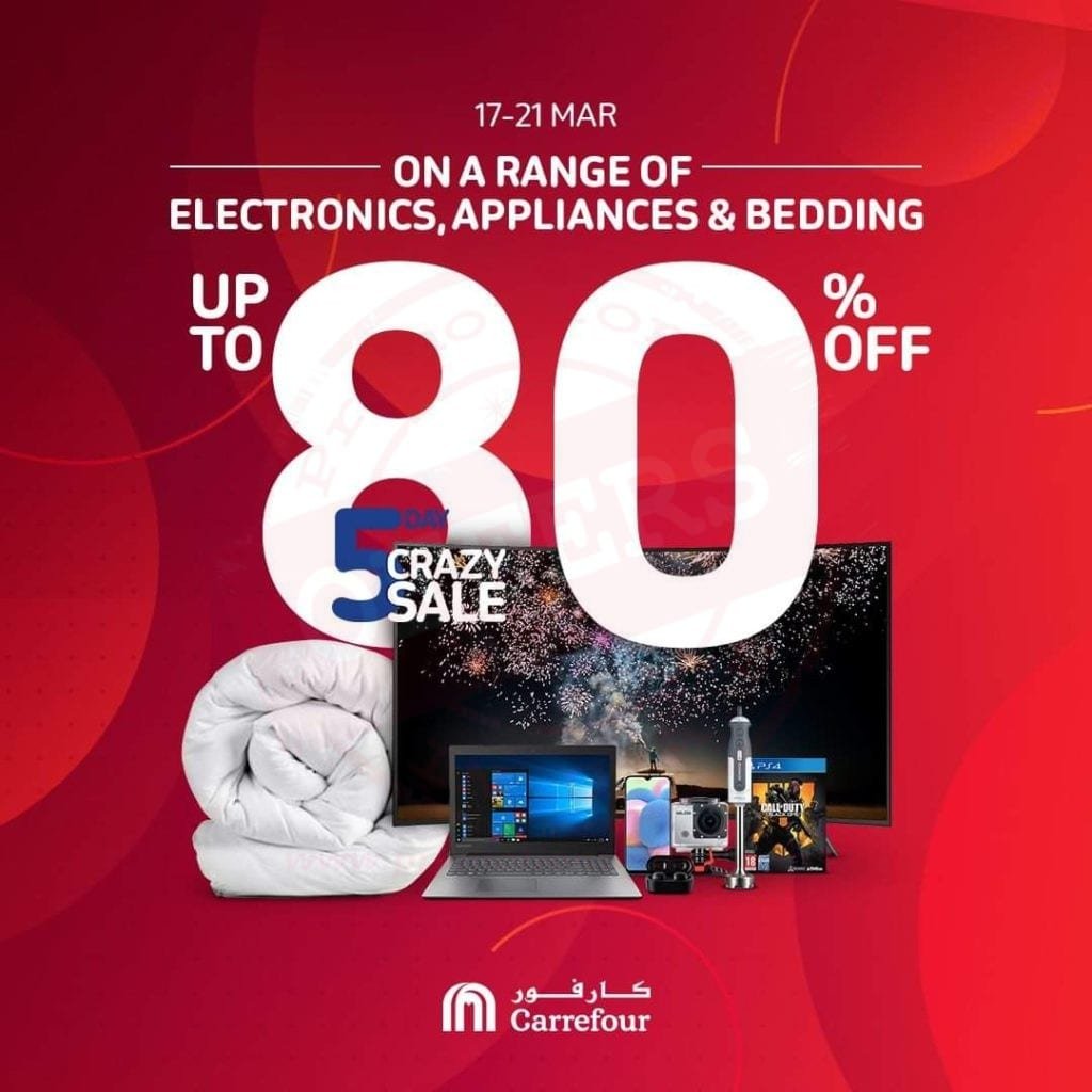 FB IMG 1584430671180 5 Day CRAZY SALE! Up to 80% off at Carrefour