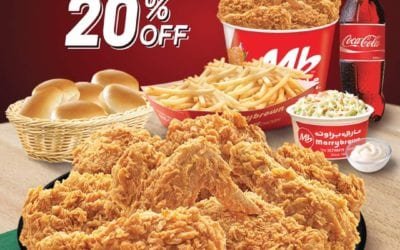 20% Off on Marrybrown Family Meals.