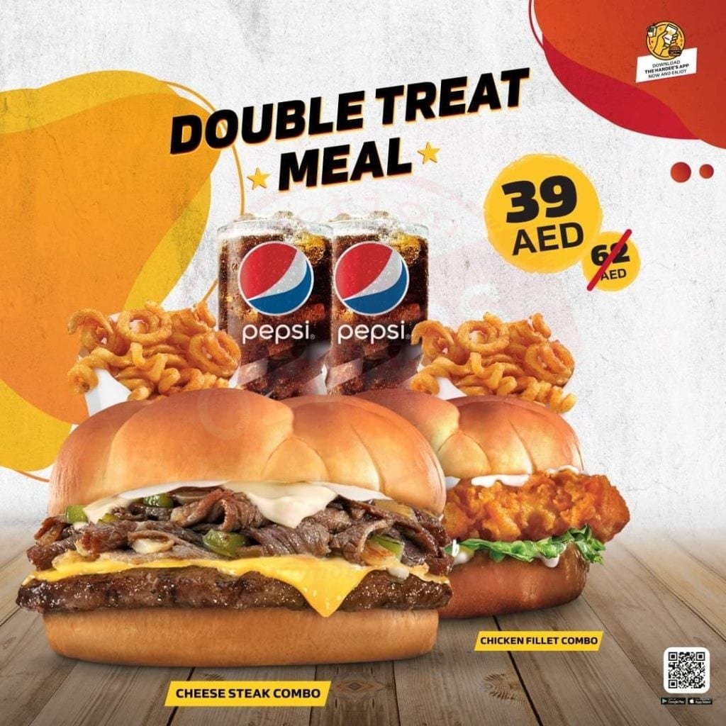 FB IMG 1585678522571 Double Treat Meal only 39 AED. FREE delivery!