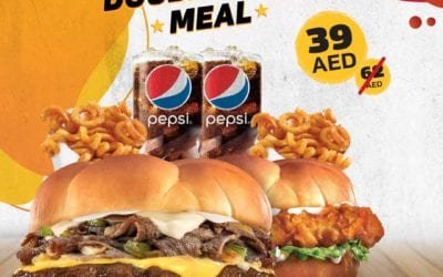 Double Treat Meal only 39 AED. FREE delivery!