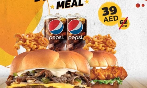 Double Treat Meal only 39 AED. FREE delivery!