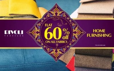 Flat 60% off on home furnishing textiles. RivoliTextiles