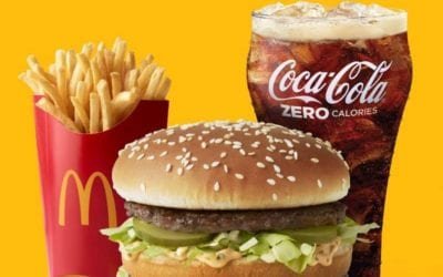 Upgrade to large is on McDonald!