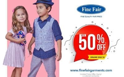 Online Exclusive Offer | Up to 50% Off | Fine Fair Garments