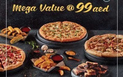 Domino’s Mega Value now for just 99 AED!