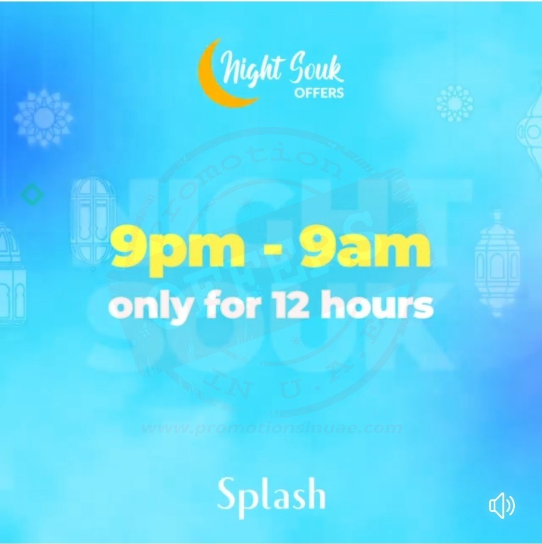 screenshot 20200428 153748 facebook4557700170580260538 Night Souk Offer at SplashFashions.com & Get Extra 20% Off ! ? ?️⏰