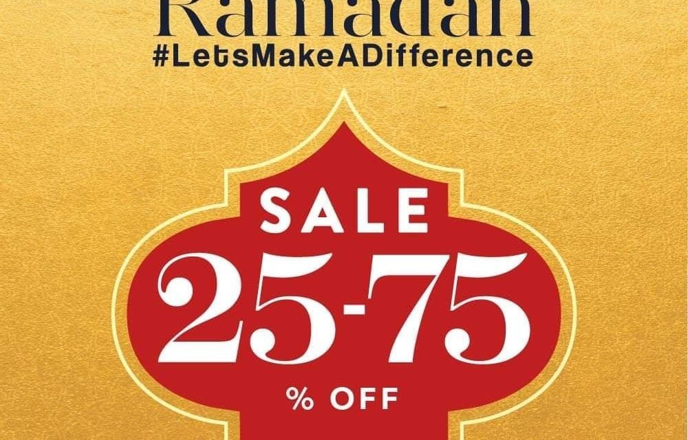 Enjoy Ramadan Sale 25% to 75% off. Danube Home