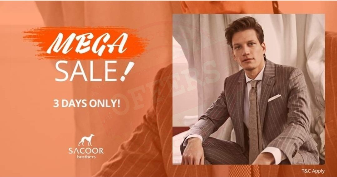Sacoor Brothers Mega Sale- Up to 70% off