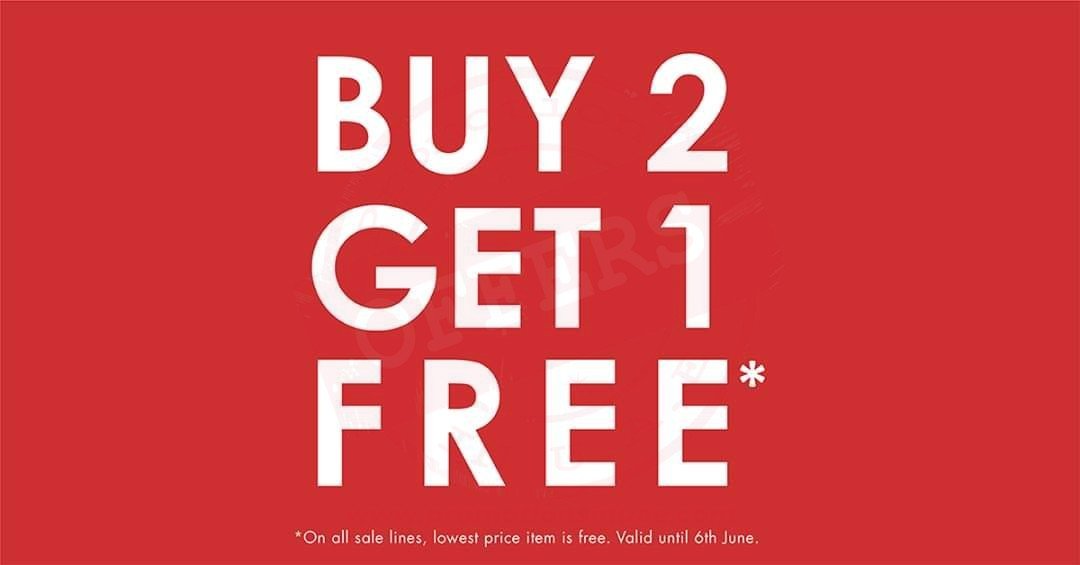 Buy 2 Get 1 Free, Visit Kiabi Dubai
