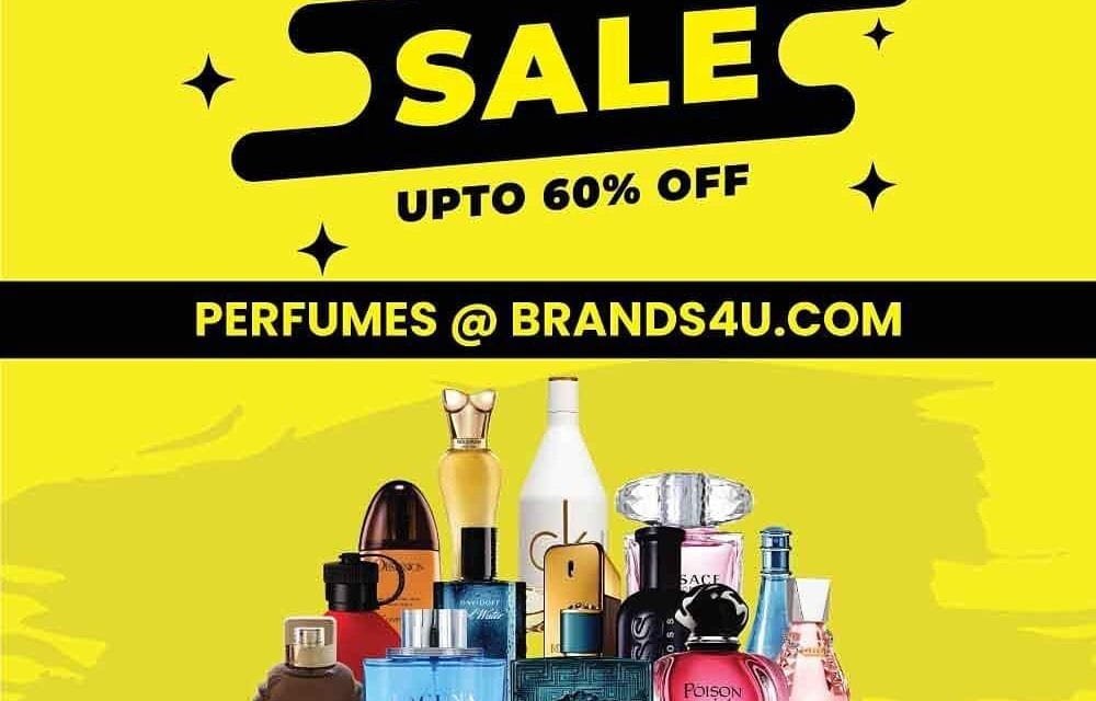 Up to 60% off on perfumes exclusively at Brands4u!