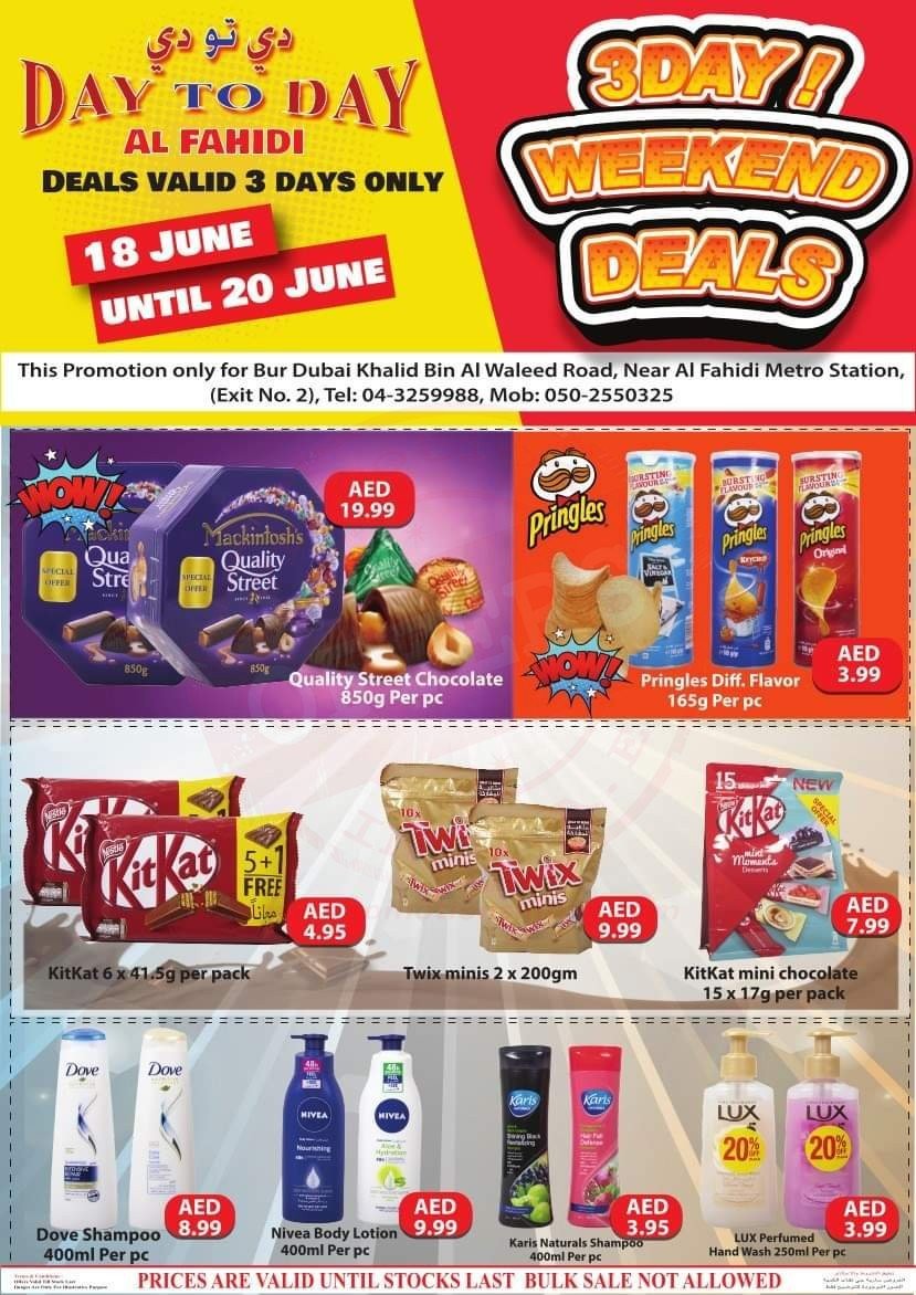 fb img 15924658207432456529204280982645 Day To Day Weekend Deals.