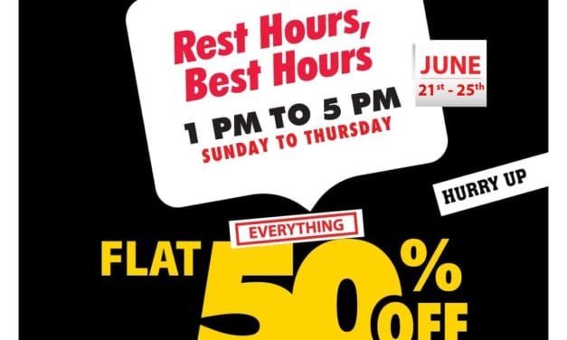Rest Hours, Best Hours Offer at Shoes4us, avail 50% OFF