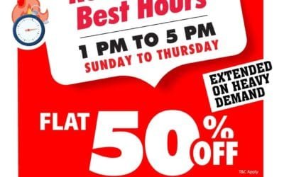Rest Hours & Best Hours are extended. Avail the 50% OFF at Eternity Style
