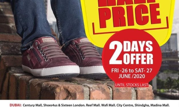Half Price Offer is only for 2 days. Shoes4us