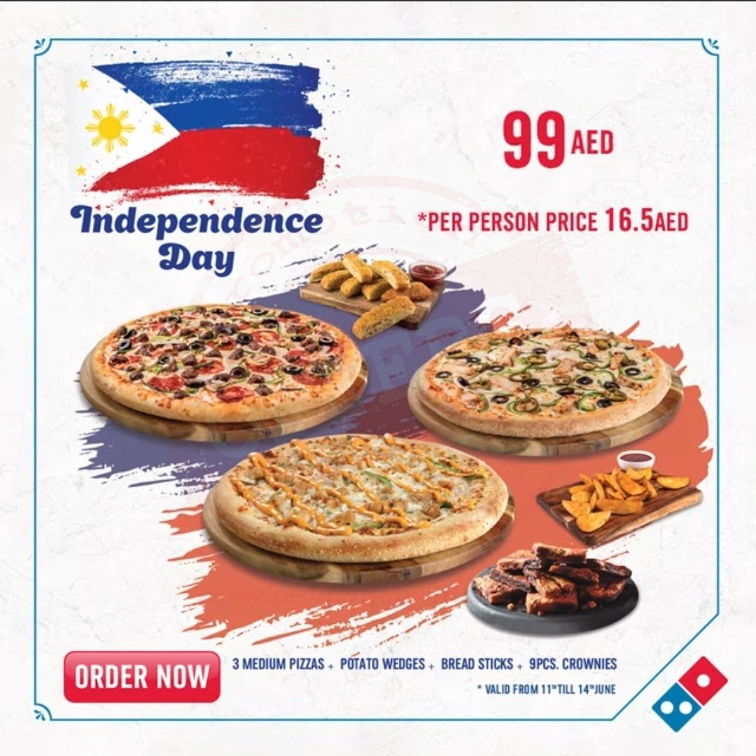 screenshot 20200611 150001 facebook117082433698068329 Celebrate the 122nd Independence Day with Domino’s special offer. ‎